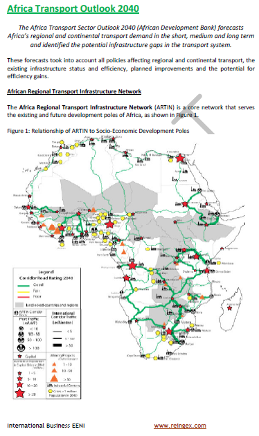 Transport and Logistics in Africa, African Corridors, Maritime Ports