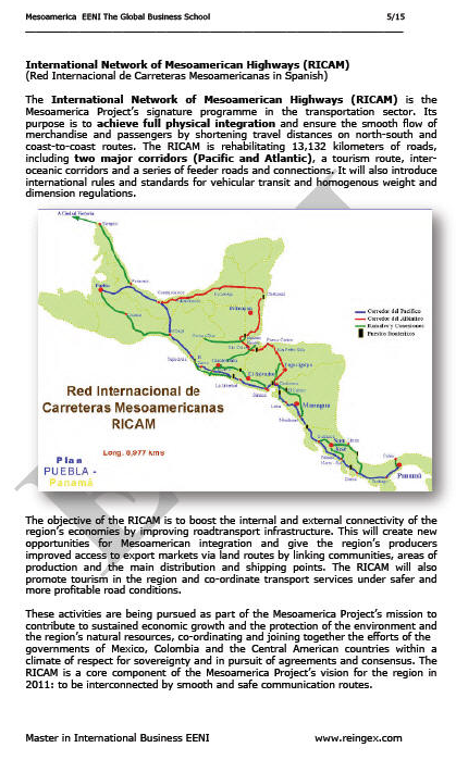 Mesoamerica Project (Mexico, Belize, Colombia, Costa Rica, Guatemala)