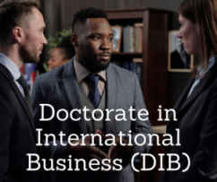 Professional Doctorate in International Business (DIB). Online Education