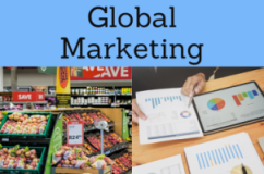 Global Marketing: export prices, distribution, promotion..