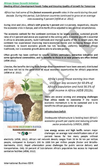 African Green Growth Initiative
