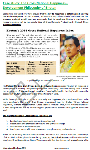 bonheur national brut (Bhoutan)