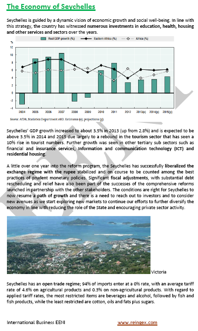 International Trade and Business in Seychelles